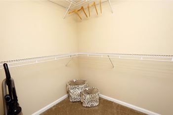 Oversized walk-in closets